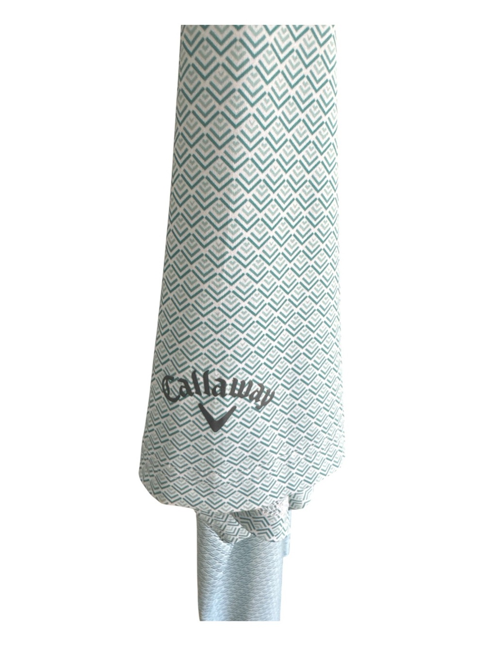 Callaway Light Blue Geo Pattern Performance Polo - Picture 2 of 3